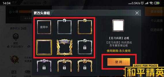 和平精英方框辅助是什么(和平精英里和平精英框框哪来的)