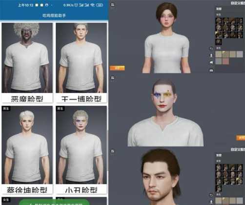 和平精英捏脸辅助器(和平捏脸助手apk)