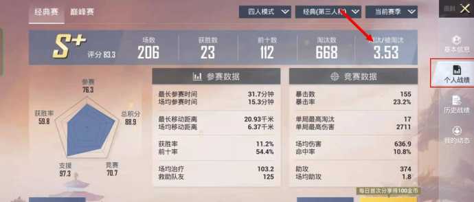 和平精英辅助数据在哪里看(和平精英的辅助标准是干嘛的)